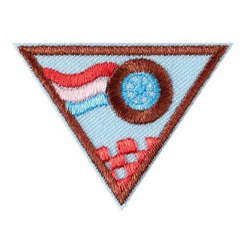 Brownie Race Car Design Badge
