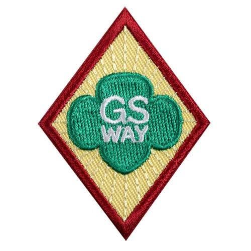 Cadette Girl Scout Way badge
