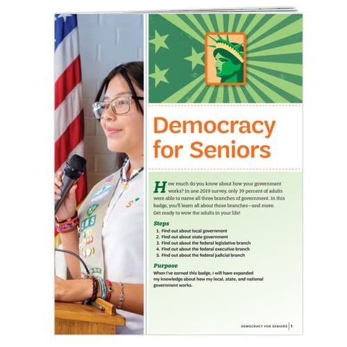 Badge Requirements - Senior Democracy for Seniors