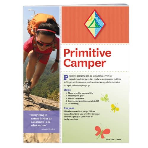 Badge Requirements - Cadette Primitive Camper
