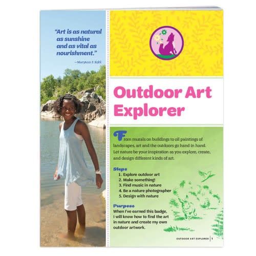Badge Requirements - Junior Outdoor Art Explorer
