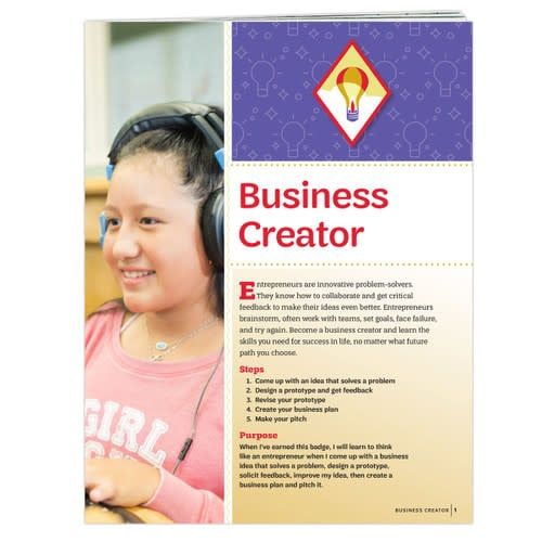 Badge Requirements - Cadette Business Creator