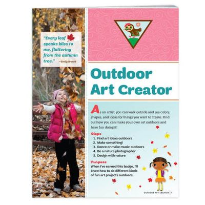 Badge Requirements - Brownie Outdoor Art Creator