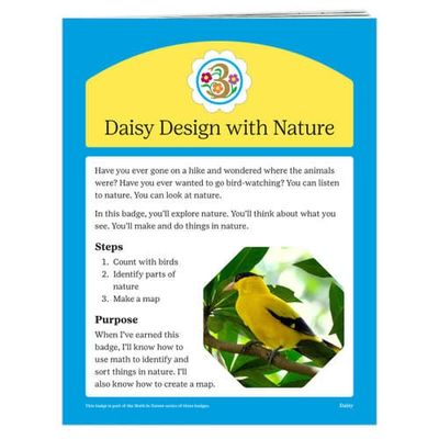 Badge Requirements - Daisy Design with Nature