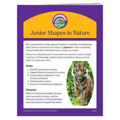 Badge Requirements - Junior Shapes in Nature