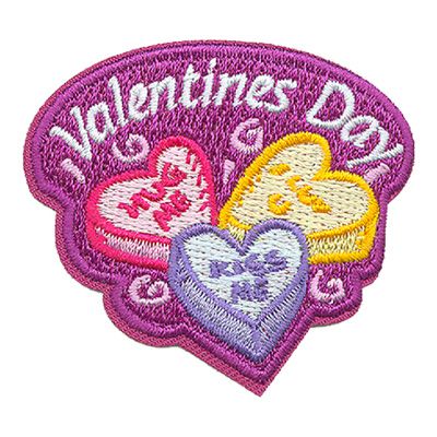 Valentines Day Fun Patch - candy hearts