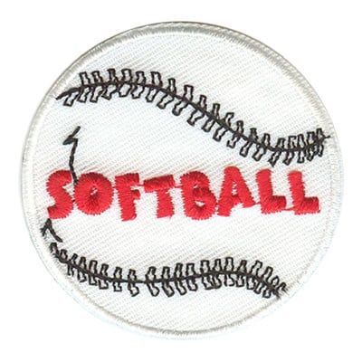 Softball Fun Patch