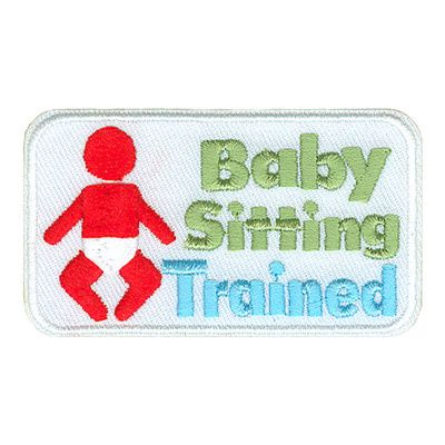 Baby Sitting Trained Fun Patch