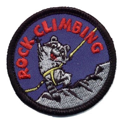 Rock Climbing Fun Patch