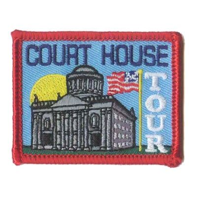 Court House Tour Fun Patch