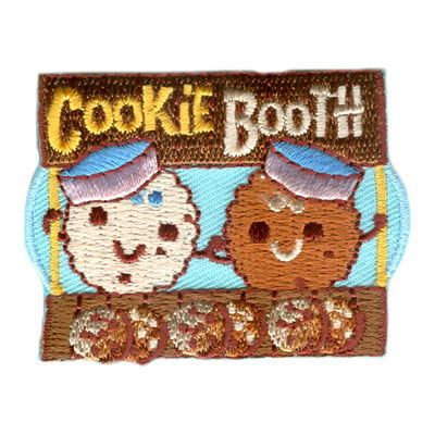 Cookie Booth Fun Patch -2 cookies blue