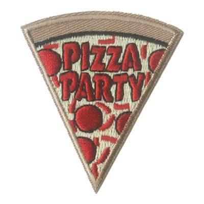 Pizza Party Fun Patch (Pepperoni Slice)