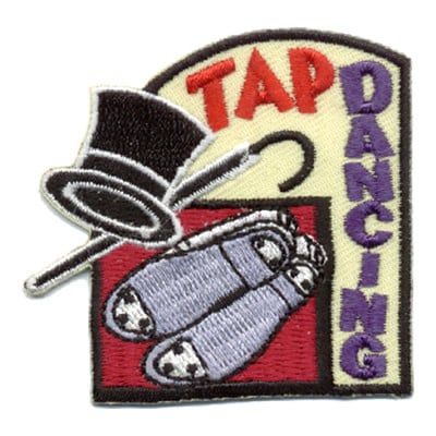 Tap Dancing Fun Patch (top hat)