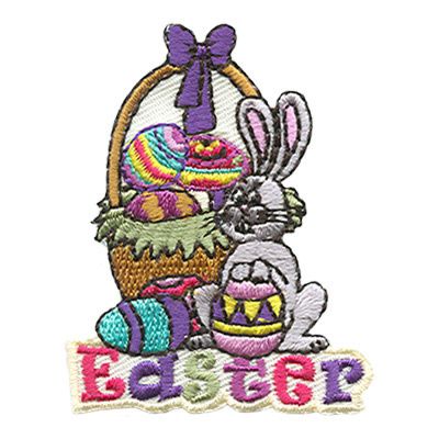 Easter Fun Patch - basket and bunny
