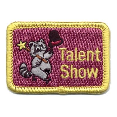 Talent Show Fun Patch - raccoon