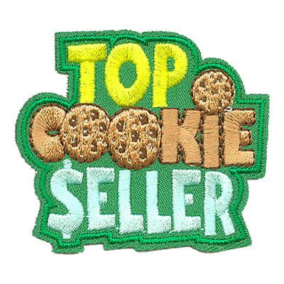 Top Cookie Seller Fun Patch - green
