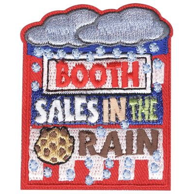 Booth Sales in the Rain Fun Patch