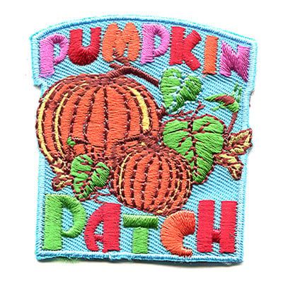 Pumpkin Patch Fun Patch (blue background)