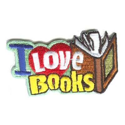 I Love Books Fun Patch