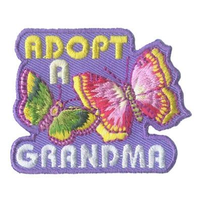 Adopt A Grandma (Purple) Fun Patch