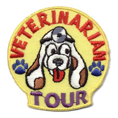 Veterinarian Tour Fun Patch