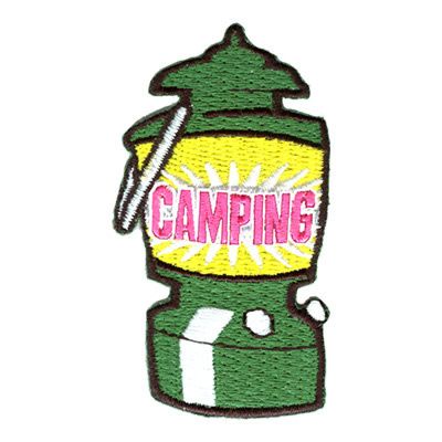 Camping Fun Patch - lantern