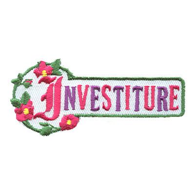 Investiture Fun Patch - w/ Pink Words
