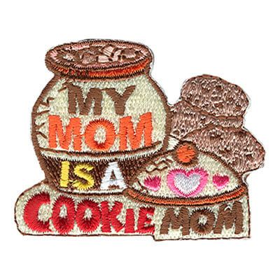 My Mom is a Cookie Mom Fun Patch - Cookie Jar