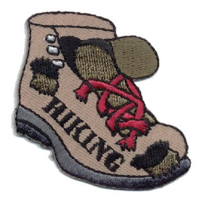 Hiking Fun Patch (Worn Boot)