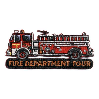 Fire Department Tour Fun Patch (Fire Truck)