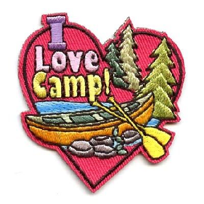 I Love Camp Fun Patch