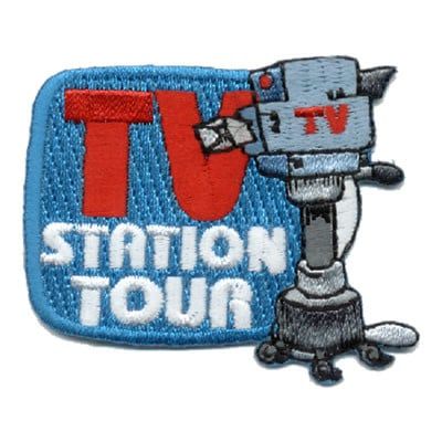 TV Station Tour Fun Patch
