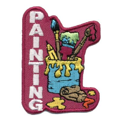 Painting Fun Patch (Purple)