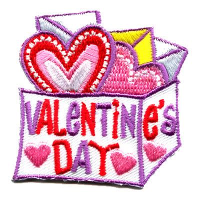 Valentine&#39;s Day Fun Patch - Box w/hearts