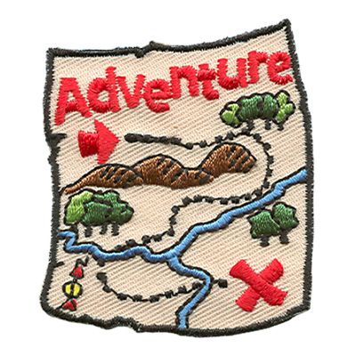 Adventure treasure map Fun Patch