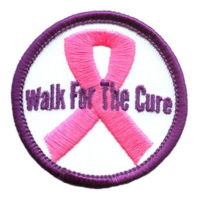 Walk for the Cure Fun Patch (Pink Ribbon)