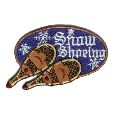Snow Shoeing Fun Patch