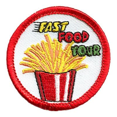 Fast Food Tour Fun Patch