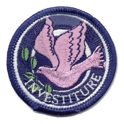 Investiture Fun Patch - pink dove
