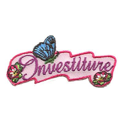 Investiture Fun Patch - Pink Butterfly
