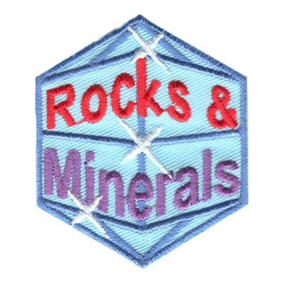 Rocks &amp; Minerals Fun Patch (Blue)