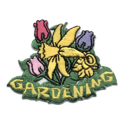Gardening Fun Patch - flowers