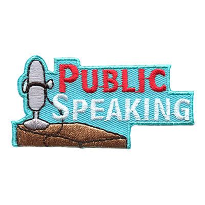 Public Speaking Fun Patch
