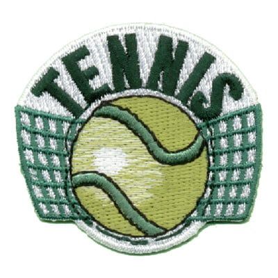 Tennis Fun Patch - Ball with net