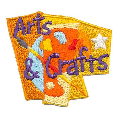 Arts and Crafts Fun Patch (Orange)