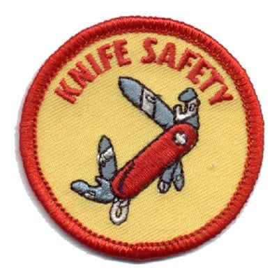 Knife Safety Fun Patch