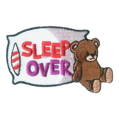 Sleepover Fun Patch (Bear and Pillow)