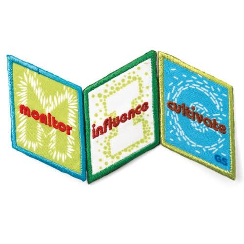 Cadette MEdia Journey Award Patch Set