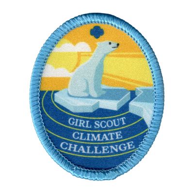 Girl Scout Climate Challenge Sew-On Patch