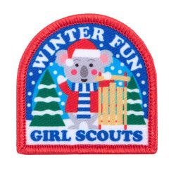 Winter Fun Koala Sew-On Fun Patch